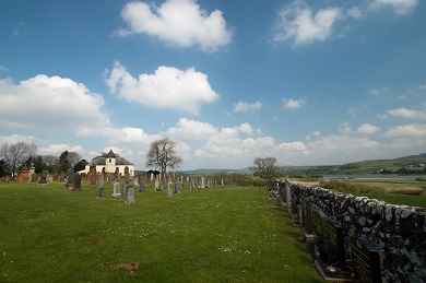 Balmaghie Church and churchyard