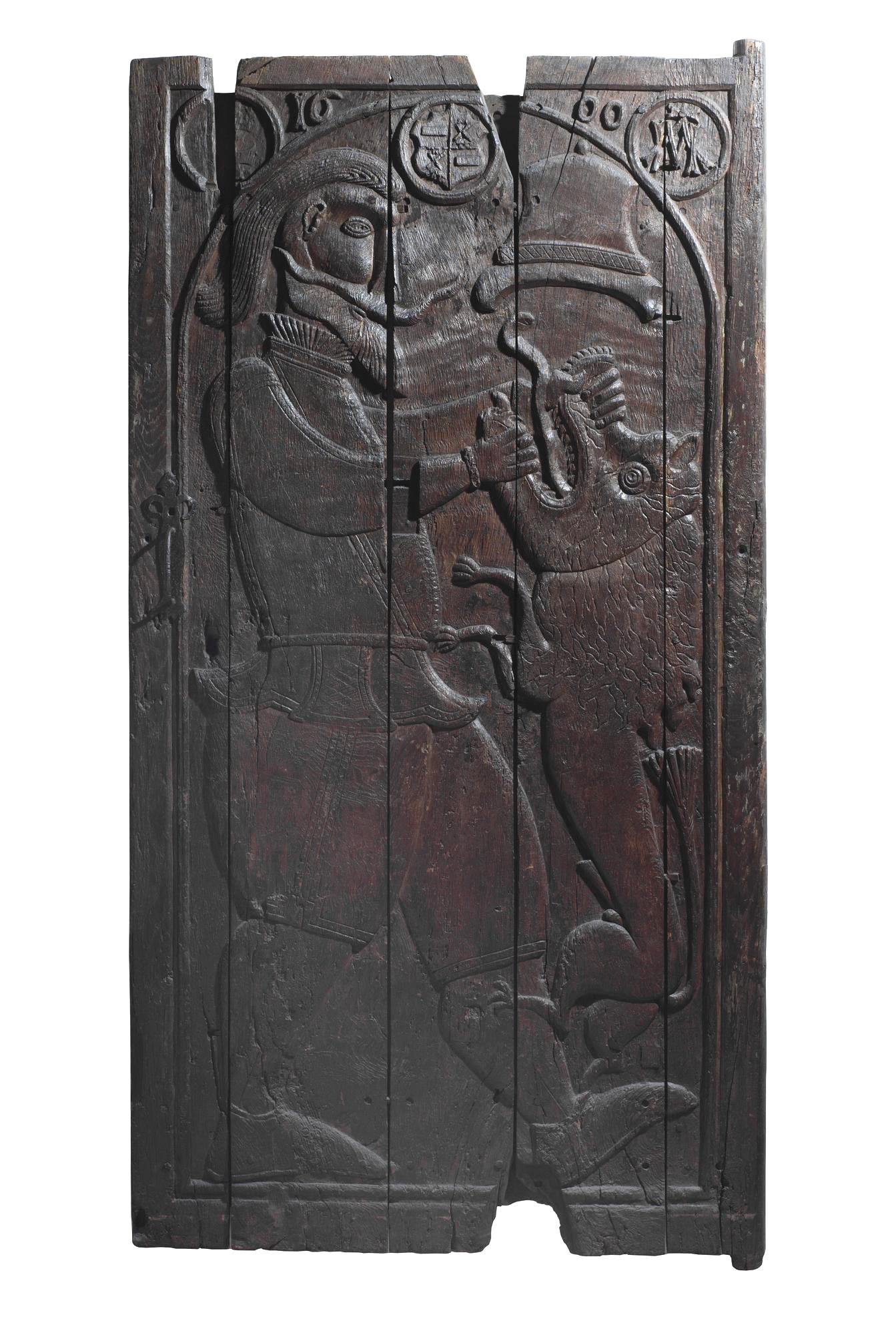 Oak panel, Amisfield Tower